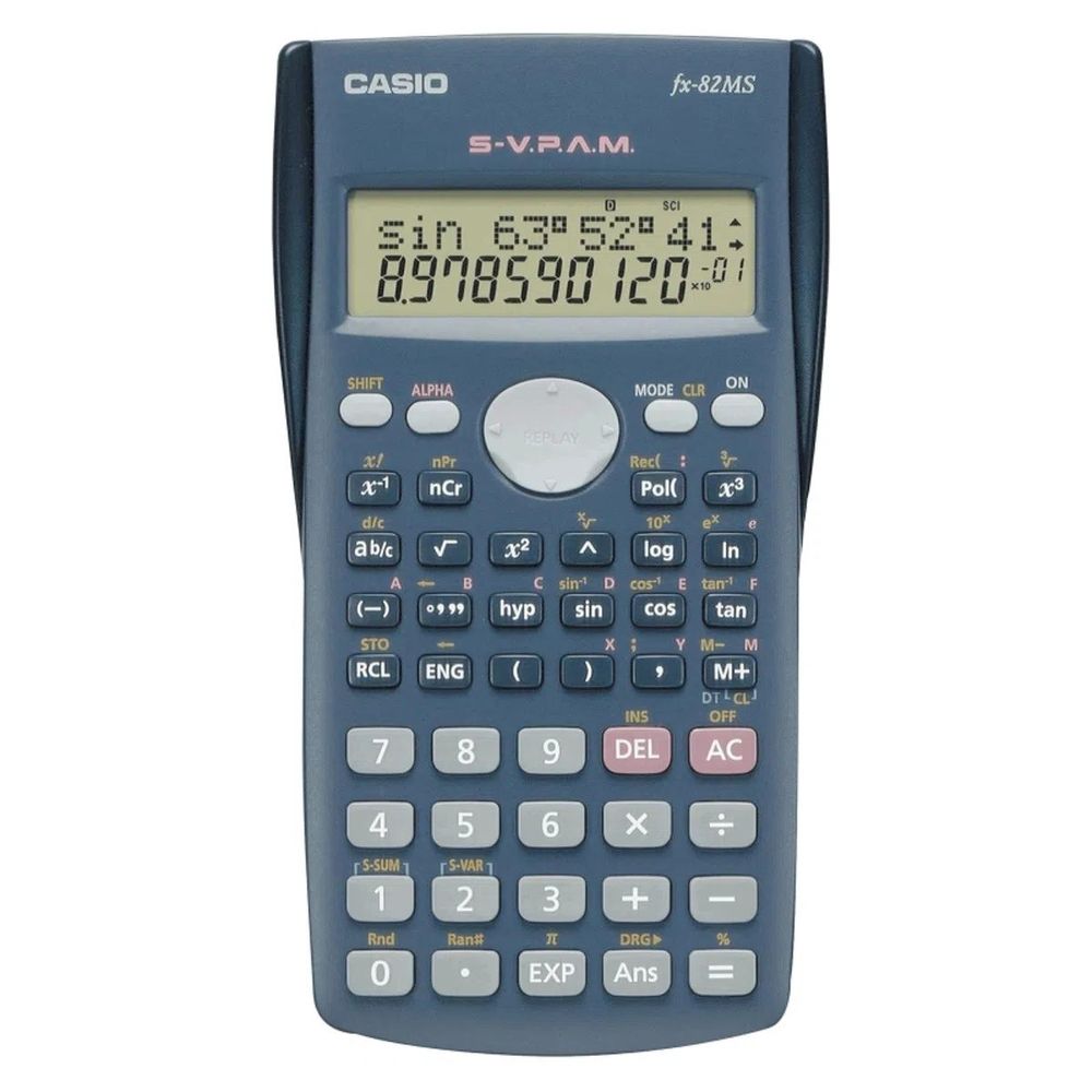 Calculadora Cientifica Casio FX-82MS 240 Funções Com Matriz - Ibyte Atacado