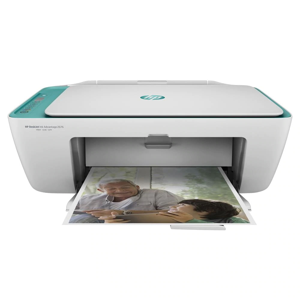 Impressora Multifuncional HP DeskJet Ink Advantage 2676 Jato de Tinta Colorida Wi-Fi Bivolt (CAR 664)- Y5Z00A CDPARAIBA