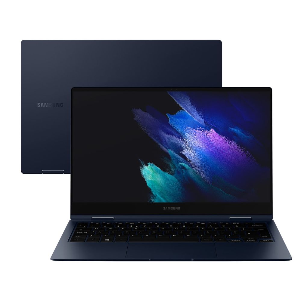 Notebook Samsung Galaxy Book Pro 360 Intel Core i7 16GB 512GB SSD 13” Full  HD Windows 10, Mystic Navy - NP930QDB-KS1BR - Ibyte Atacado