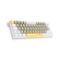 Teclado-Gamer-Mecanico-Redragon-Lakshmi-Daylight-Amarelo-Branco-Cinza-Switch-Brown