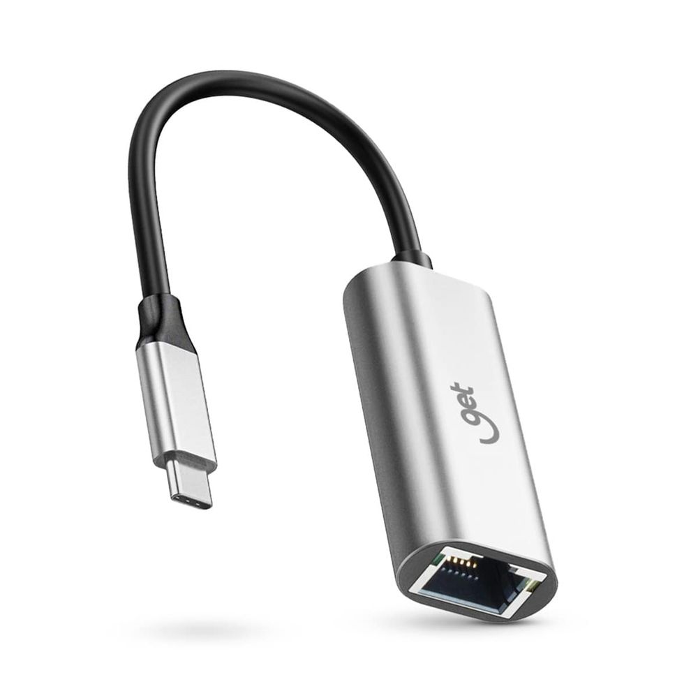 Cabo Adaptador USB-C para RJ45 Get Giga Ethernet 10/100/1000Mbps 18,5cm CDFORTALEZA1 Cabo Adaptador USB-C para RJ45 Get Giga Ethernet 10/100/1000Mbps 18,5cm CDFORTALEZA1