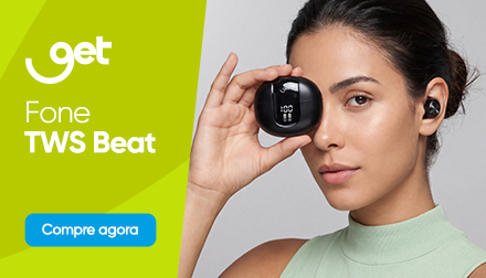[GET] Fone Get Beat Preto - Destaque